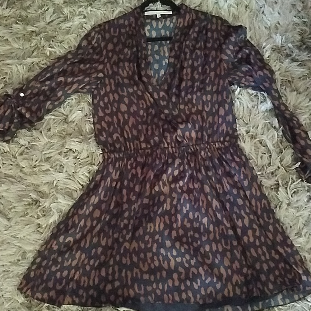 Rachel Roy long sleeve mid dress